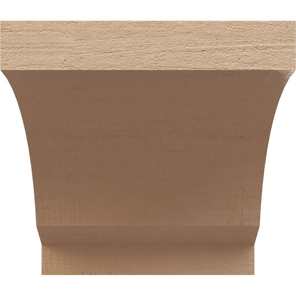 5in. W X 5in. D X 5in. H Series 1 Wide Moab Rough Cedar Woodgrain TimberThane Corbel, Primed Tan